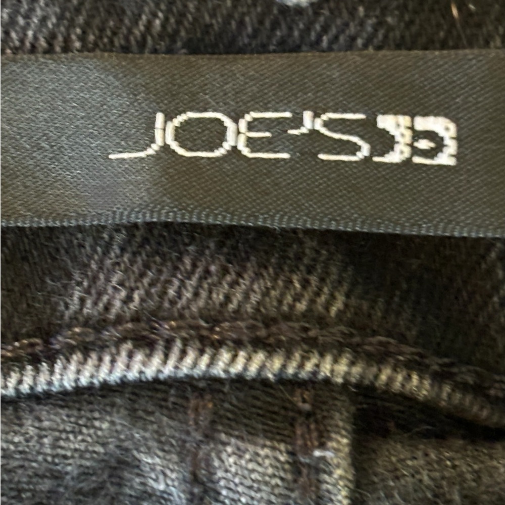 Joes Skinny Fit Black Denim Jeans Stretch Five Pocket Design Size 28 - Picture 7 of 8